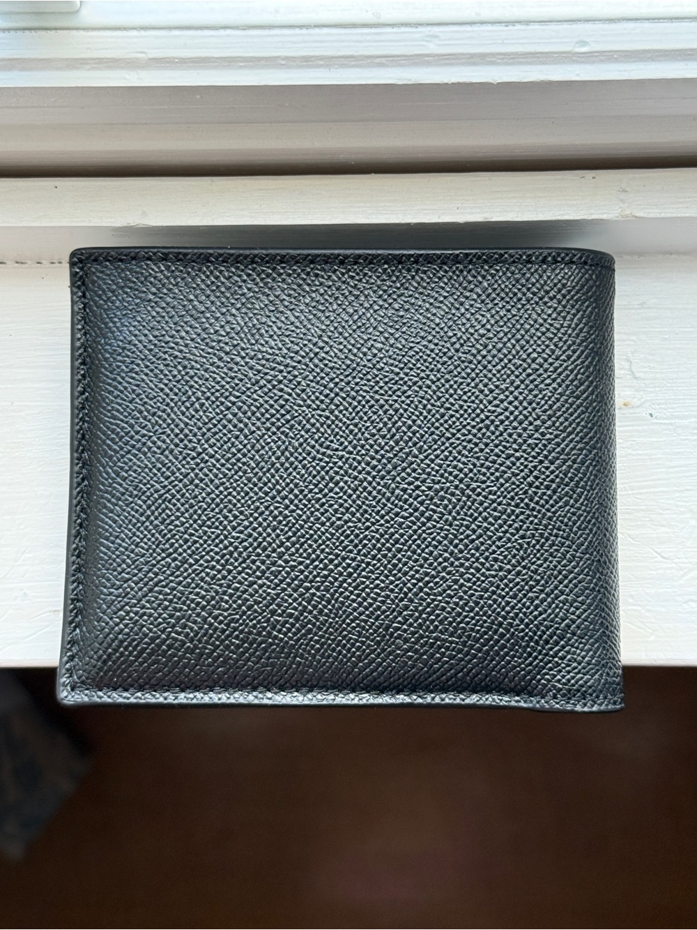 Coach Black Textured Leather Bi-Fold Card & Key Holder - Picture 3 of 10